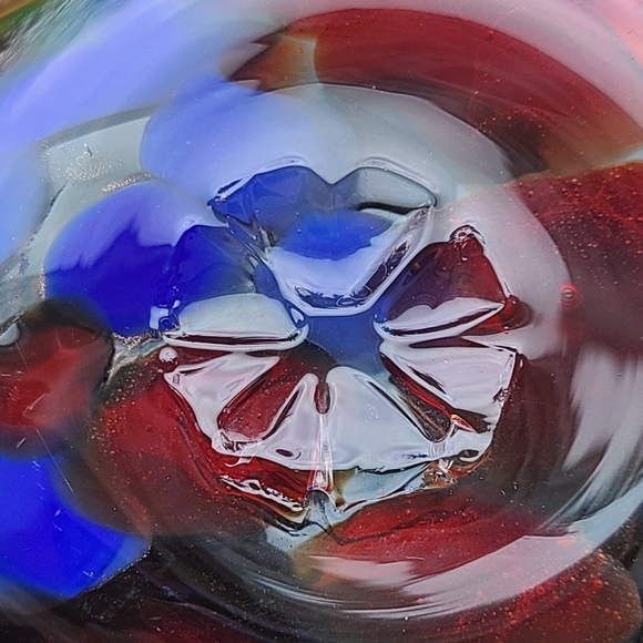 Vintage blown glass dish - Picture 4 of 4